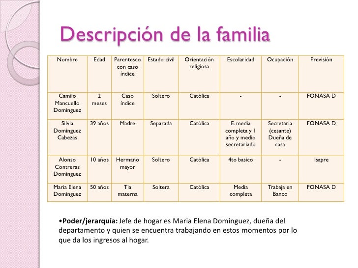 Estudio de familia KFT