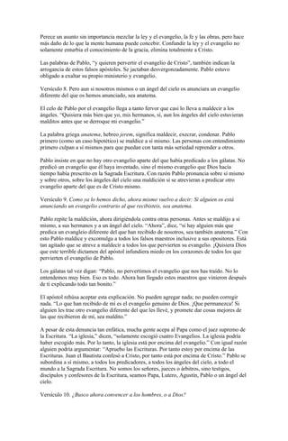 Estudio de galatas capítulo 1 