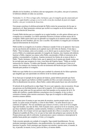 Estudio de galatas capítulo 1 
