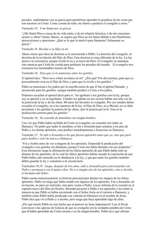 Estudio de galatas capítulo 1 