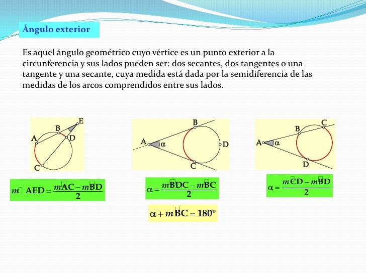 Estudio de la circunferencia iii Estudio de la circunferencia iii