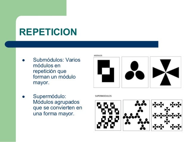 Resultado de imagen para elementos de diseño repeticion
