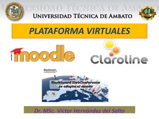 PLATAFORMA VIRTUALES
Dr. MSc. Víctor Hernández del Salto
 