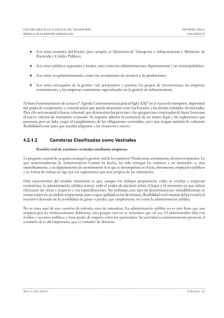 Estudio del plan nacional de transporte en nicaragua redes viales ...