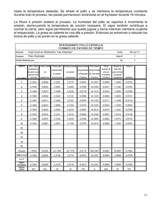 Estudio del trabajo en restaurante de comida rapida | PDF