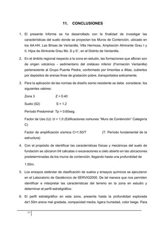 Estudio de mecanica de suelos con fines de cimentacion final | PDF