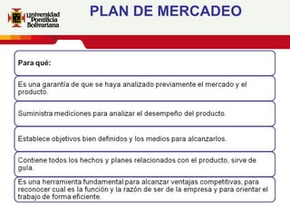 PLAN DE MERCADEO
 