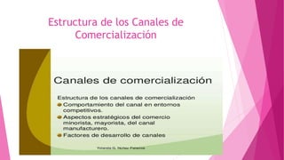 Estructura de los Canales de
Comercialización
 