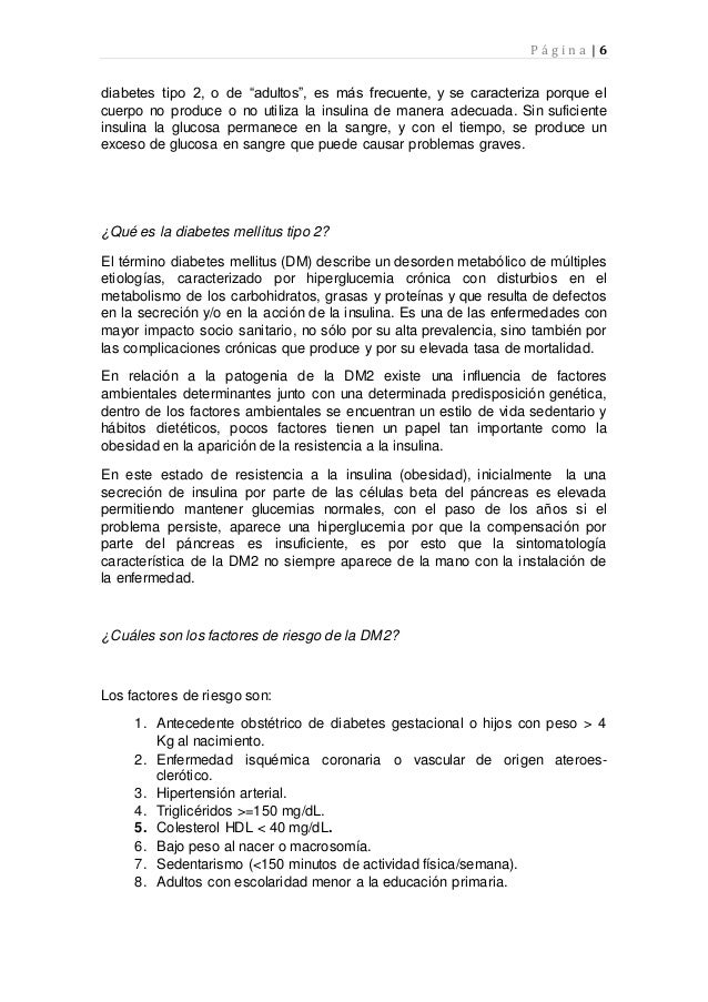 Estudio diabetes Estudio diabetes