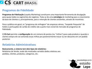  Permite buscas detalhadas por código, nome, faixa de preço, descrição, etc.