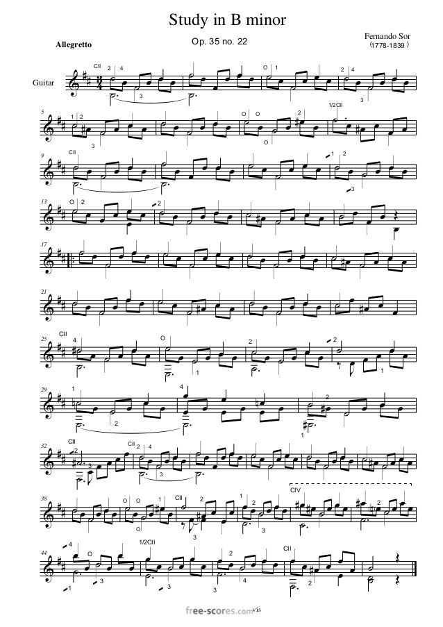 FERNANDO SOR ESTUDIO PDF FERNANDO SOR ESTUDIO PDF