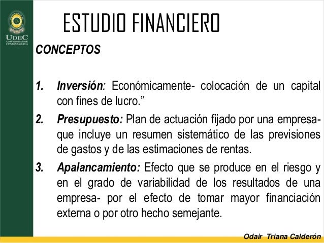 Estudio Financiero