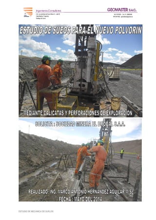Telefa Estudio geotecnico final nuevo polvorin | PDF