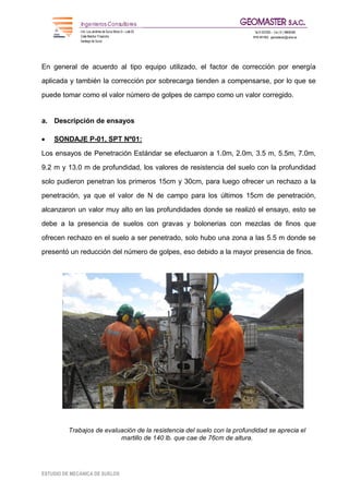 Telefa Estudio geotecnico final nuevo polvorin | PDF