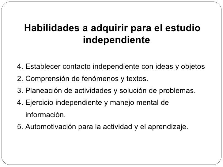 Estudio Independiente