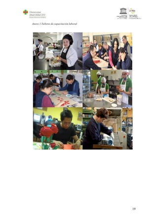 19
Anexo 1.Talleres de capacitación laboral
 