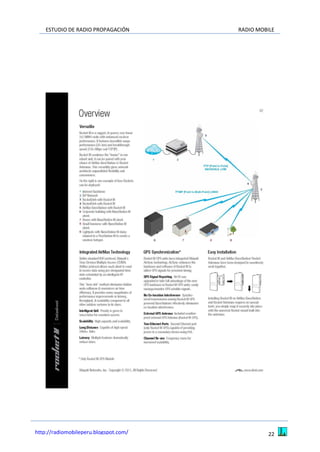 ESTUDIO DE RADIO PROPAGACIÓN RADIO MOBILE
22http://radiomobileperu.blogspot.com/
 