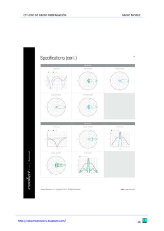 ESTUDIO DE RADIO PROPAGACIÓN RADIO MOBILE
26http://radiomobileperu.blogspot.com/
 