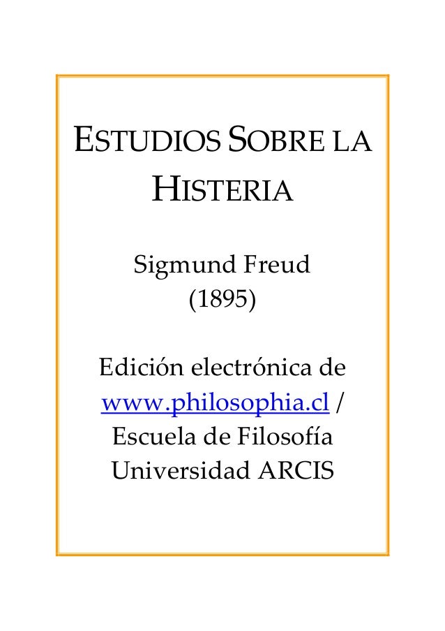 Resultado de imagen de estudios sobre la histeria