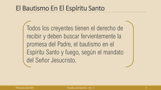Bautismo En El Espíritu Santo | PDF
