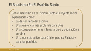 Bautismo En El Espíritu Santo | PDF