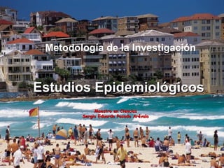 Metodología de la Investigación Estudios Epidemiológicos Maestro en Ciencias Sergio Eduardo Posada Arévalo 