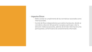 Estudios experimentales