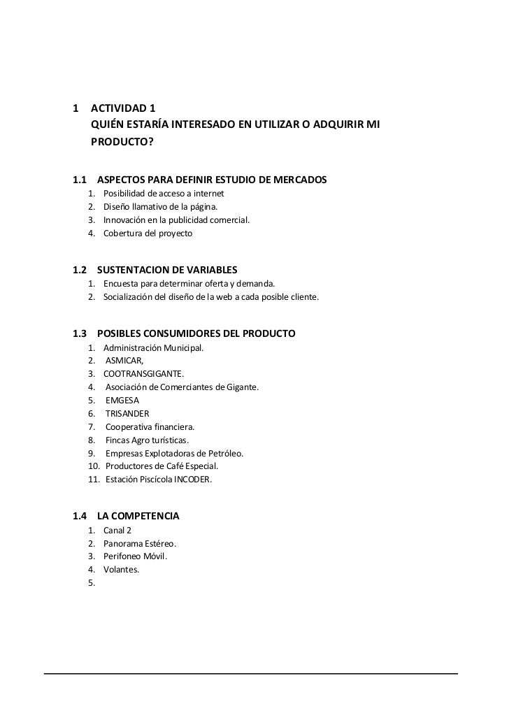 ESTUDIOS NECESARIOS PARA LA DEFINICIÓN DEL PROYECTO