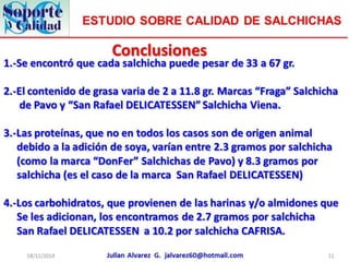 Estudio sobre calidad de salchichas1