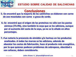 Estudio sobre calidad de salchichas1