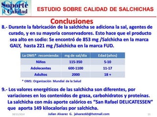 Estudio sobre calidad de salchichas1