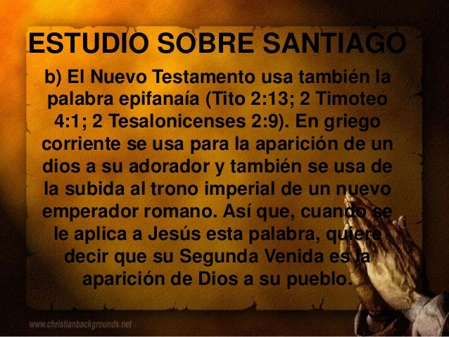 Estudio sobre el libro de Santiago
