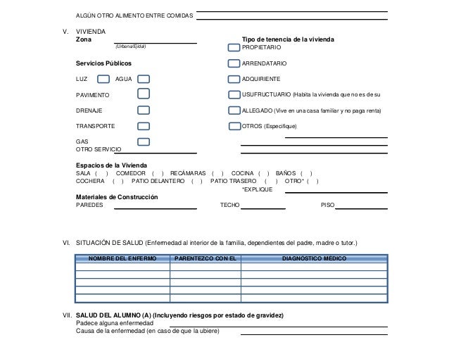 Estudio socioeconomico