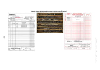 Capítulo
2
Situación
del
Sitio
del
Proyecto
y
de
Sus
Inmediaciones
2-25
Puente Lisawe: Resultado del estudio de perforación࠙
࠙Pila P1ࠚ
 
