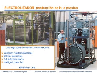Estudios y aplicabilidad del hidrógeno para la generación de energía térmica   luis bertenasco Slide 17