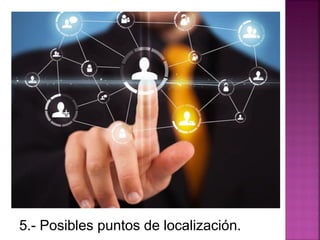 5.- Posibles puntos de localización.
 