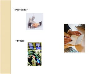 Proveedor Precio 