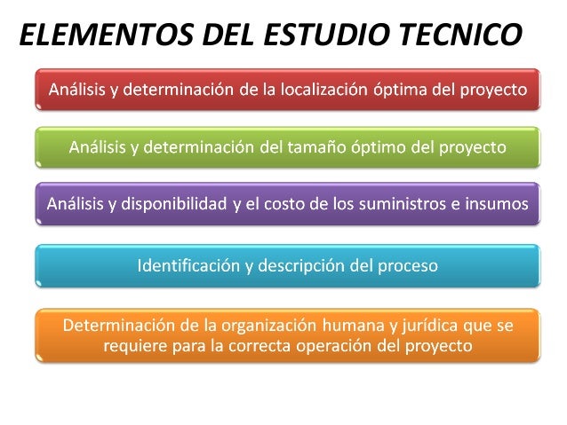 Estudio tecnico
