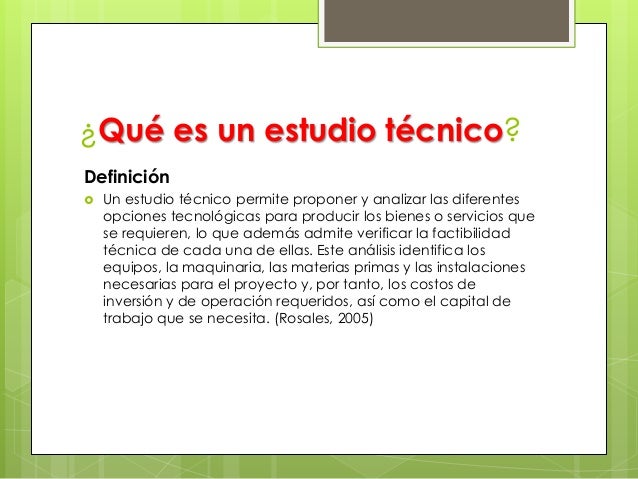 Estudio Tecnico Parte 1