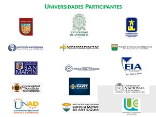 UNIVERSIDADES PARTICIPANTES

 