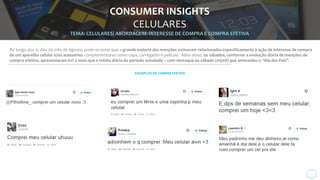 Como você pensou?
#DICA 4: MOTO G É UM DOS
CELULARES COM MAIOR PERCEPÇÃO
DE CUSTO vs BENEFÍCIO.
“Com 79% do total de mençõesde interesse de compra e mais de 80% de compras
efetivas, Moto G, de fato, é o que os usuários mais enxergam valor na relação custo vs
benefício entre os modelos comercializadospela Motorola.”
“Após o início de 2014,o termo “Moto G” passoua ser mais pesquisadona busca do
Google do que os demais aparelhos, mantendo-se até o mêsde Agosto.”
 