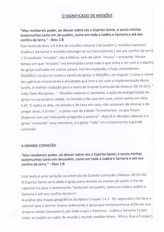 Estudo 06   missões urbanas