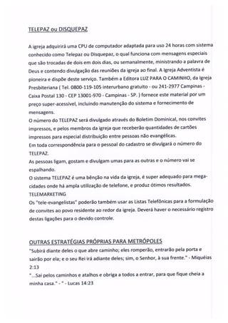 Estudo 06   missões urbanas