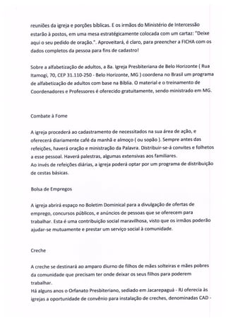 Estudo 06   missões urbanas