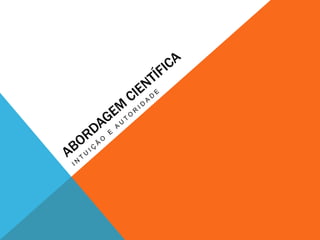 Estudo Científico do Comportamento