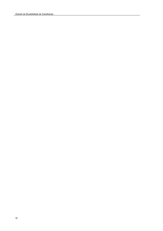 Estudo da Durabilidade de Caixilharias 
vi 
 