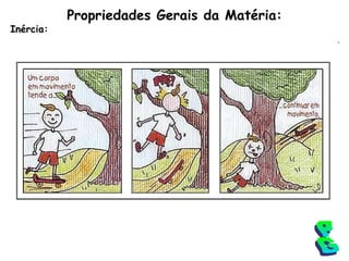 Propriedades Gerais da Matéria: Inércia: PG 