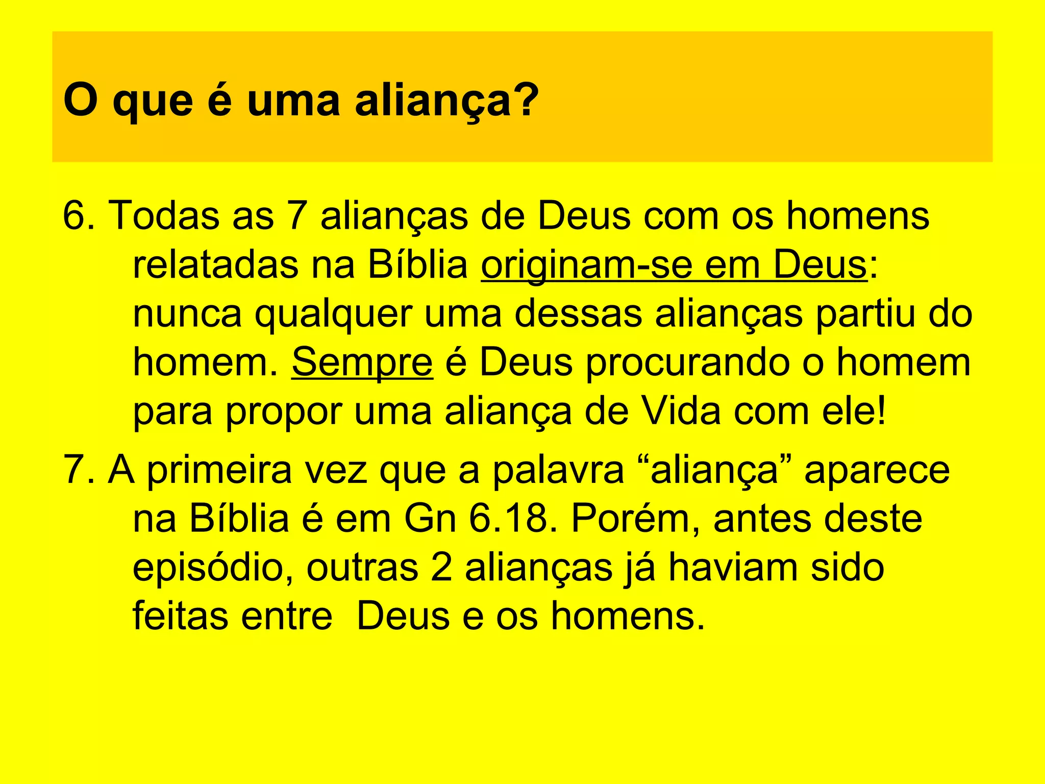 Estudo das alianças bíblicas | PPT