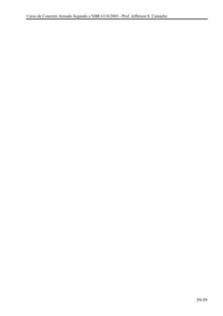 Curso de Concreto Armado Segundo a NBR 6118/2003 - Prof. Jefferson S. Camacho 
59-59 
