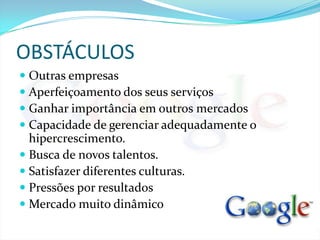 OBSTÁCULOSOutras empresas